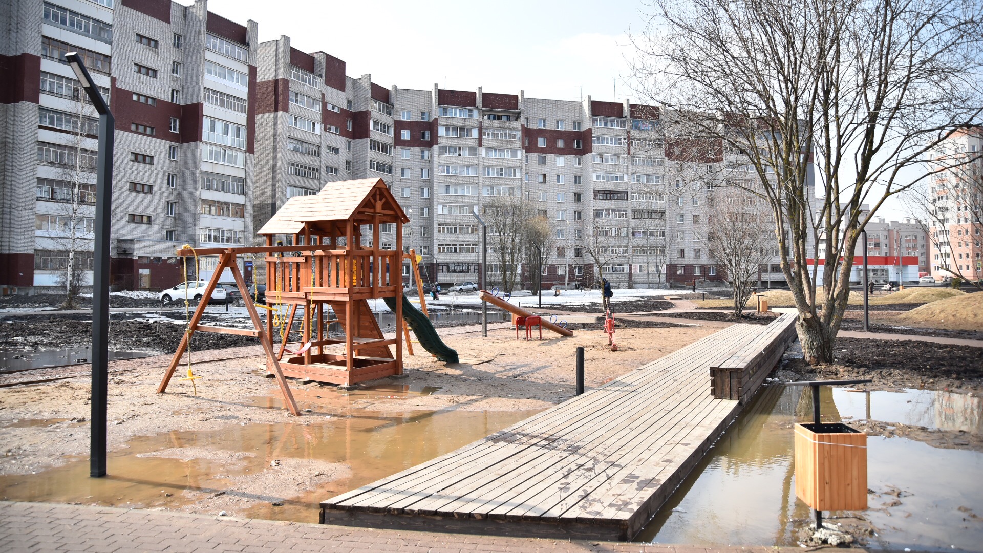 Фирму «СК Новый дом» обязали завершить благоустройство Фрязиновского парка в Вологде