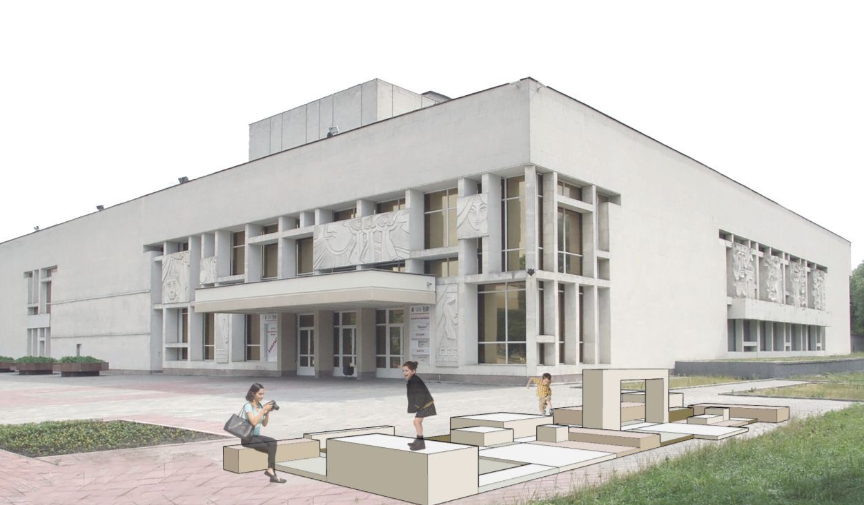 Жителям предлагают проголосовать за один из шести проектов арт-пространства возле драмтеатра в Вологде