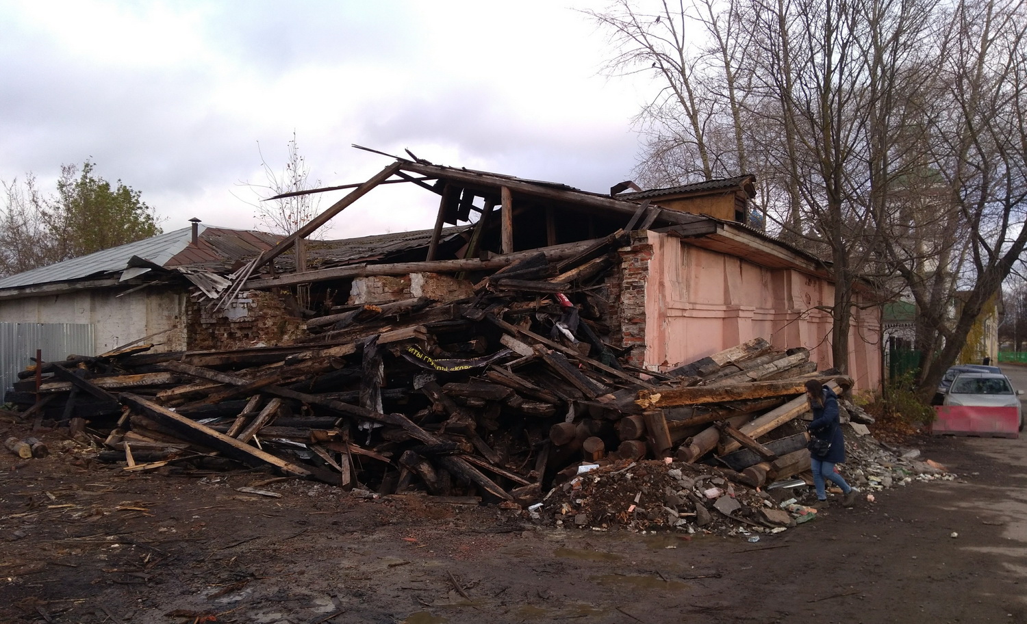 Дом купца Назарова в Вологде снесли экскаватором под видом реставрации