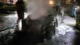 В Вологде ночью горели три автомобиля