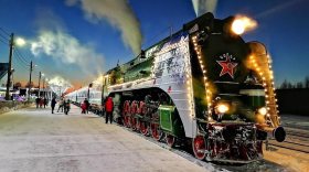 Поезд Деда Мороза вновь отправился в путешествие по России