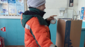 В деревне Аристово Великоустюгского района сотрудники почты работают в здании без отопления