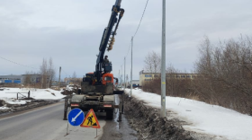 В Вологде возобновили ремонт улицы Гагарина