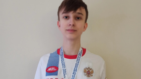 Макар Кабанов завоевал серебряную медаль в дартсе на Всероссийских детско-юношеских соревнованиях