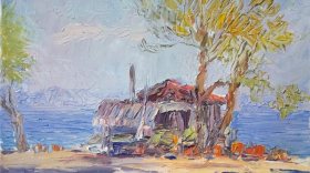 Море и горы на картинах Валерия Антонова можно увидеть в Мемориальной мастерской в Вологде