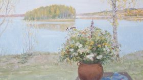Выставка пейзажей и натюрмортов художника Евгения Соколова проходит в Вологде