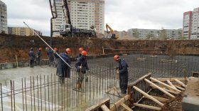В Вологде начали заливать фундамент школы на улице Сергея Преминина