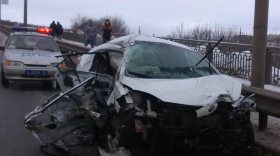 Четыре машины столкнулись в Вологде на Ленинградском мосту