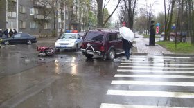 В Череповце в ДТП пострадал 17-летний мотоциклист