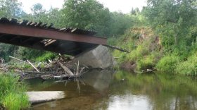 Вологжане пытались украсть мост и сдать его на металлолом