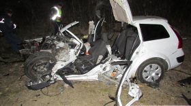 После в ДТП на трассе Вологда-Новая Ладога в больнице скончался водитель