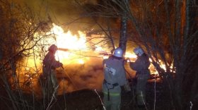 В Череповецком районе из-за удаленности деревни от пожарной части сгорел дом: хозяин погиб 