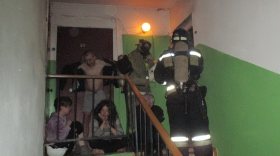 В Вологодской области пьяные жильцы не замечали дыма в своей квартире даже после приезда пожарных