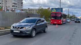 В Вологде пенсионерка пострадала в ДТП с участием автобуса и иномарки