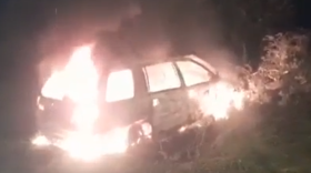 В Вологодской области минувшей ночью сгорели два автомобиля и квадроцикл
