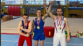 Даниил Дуванов стал трехкратным победителем Всероссийских соревнований по спортивное гимнастике