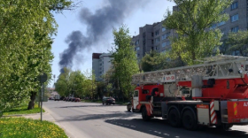 В Вологде загорелись склады на Льнокомбинате