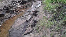 Жители Вытегры пишут в соцсетях о затопленных огородах и разрушенных дорогах