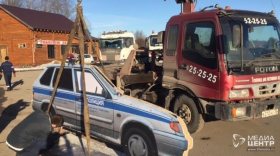 Муляж патрульной машины появился на трассе Вологда — Новая Ладога