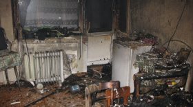 В Белозерске пожилая женщина устроила пожар, не потушив сигарету