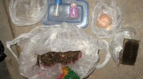 Гашиш, грибы и амфетамин нашли полицейские в гараже у наркодиллера в Череповце