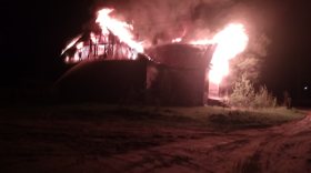 За ночь в селе Юрманга Бабушкинского района произошли три пожара