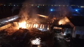 В Вологде загорелся склад мягкой мебели на улице Красноармейской