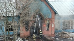 В Вологде горело здание, из которого выселили спортивный клуб "Ермак" 