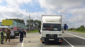 В Вологодском районе грузовик сбил насмерть пешехода