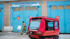 Новый снегоболотоход получила пожарная часть №41 в Вологде