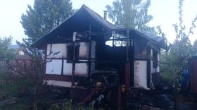 В Вологодском районе мужчина пострадал при пожаре в бане