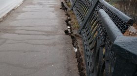 В Вологде разваливается Горбатый мост