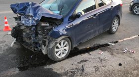 В Вологде два человека получили травмы в столкновении иномарок на Окружном шоссе