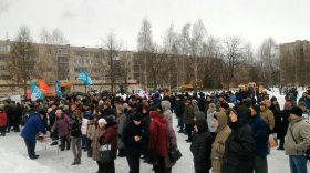 На Всероссийском митинге в Вологде: "Пока у меня сердце бьется, я буду бороться с этими негодяями!"
