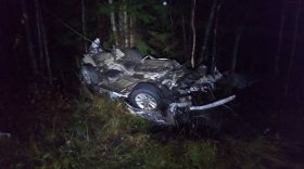 В Череповецком районе водитель «Форда» погиб, врезавшись в фуру во время обгона