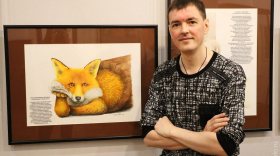 Выставка художника-анималиста открылась в Доме Корбакова в Вологде