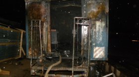 В Вологде во время пожара на стройплощадке погиб 40-летний мужчина