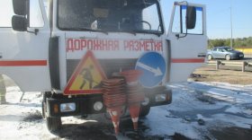 В Шекснинском районе у дорожников загорелся МАЗ