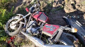 В Тотемском районе мотоциклист вылетел в кювет и погиб