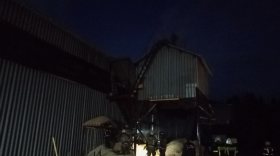 Пожар на деревообрабатывающем предприятии произошел в Вологодском районе