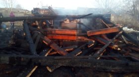 В Великоустюгском районе из-за неисправности печи сгорела баня