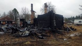 В Грязовце мужчина погиб при пожаре в деревянном доме
