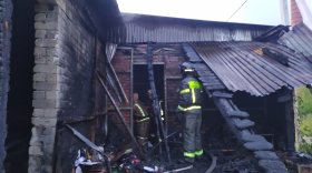 Пять человек спаслись из огня при пожаре на Элеваторной в Вологде