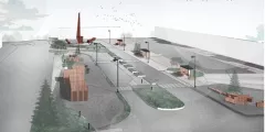Проект благоустройства площади Бабушкина. Фото пресс-службы администрации города Вологды