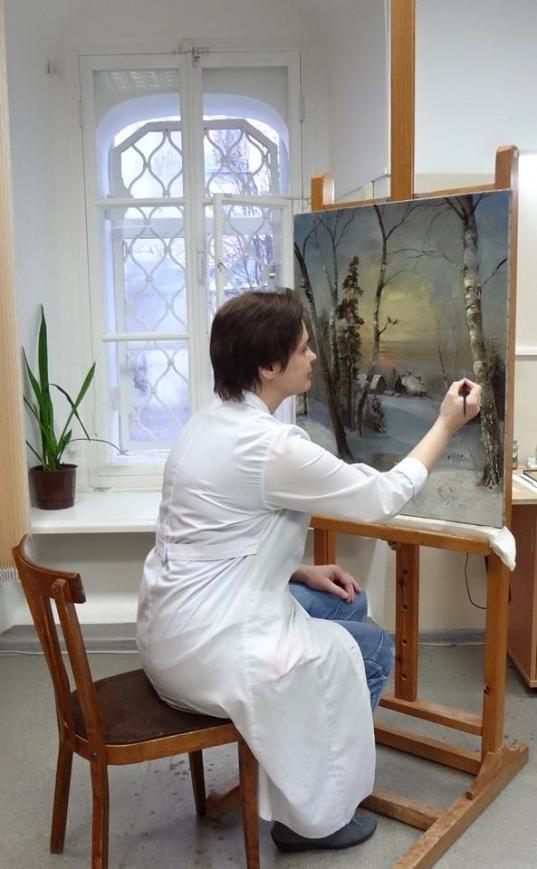 В Вологде отреставрировали картину Алексея Саврасова "Зима"