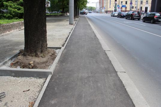 Ремонт тротуаров в Вологде планируют закончить до конца октября