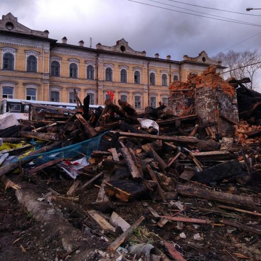 Дома купца Назарова в Вологде снесли экскаватором под видом реставрации