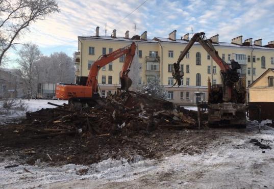 В Комитете по охране памятников подтвердили незаконность сноса исторического дома на Зосимовской в Вологде
