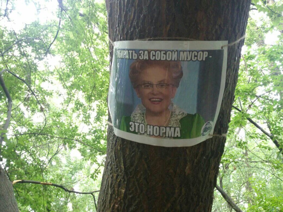 В Вологде с залежами мусора решили бороться с помощью мемов