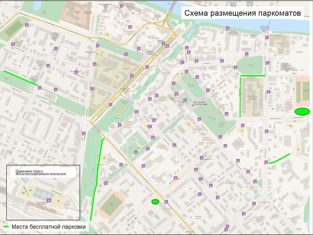 Карта паркоматов спб